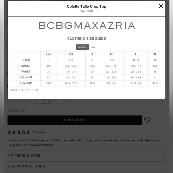 BCBGMAXAZRIA COLETTE TULLE CROP TOP & SKIRT - Picture 6 of 10